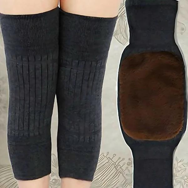 Fleece Lined Compression Knee Pads for Pain Relief, Arthritis & Joint Support
