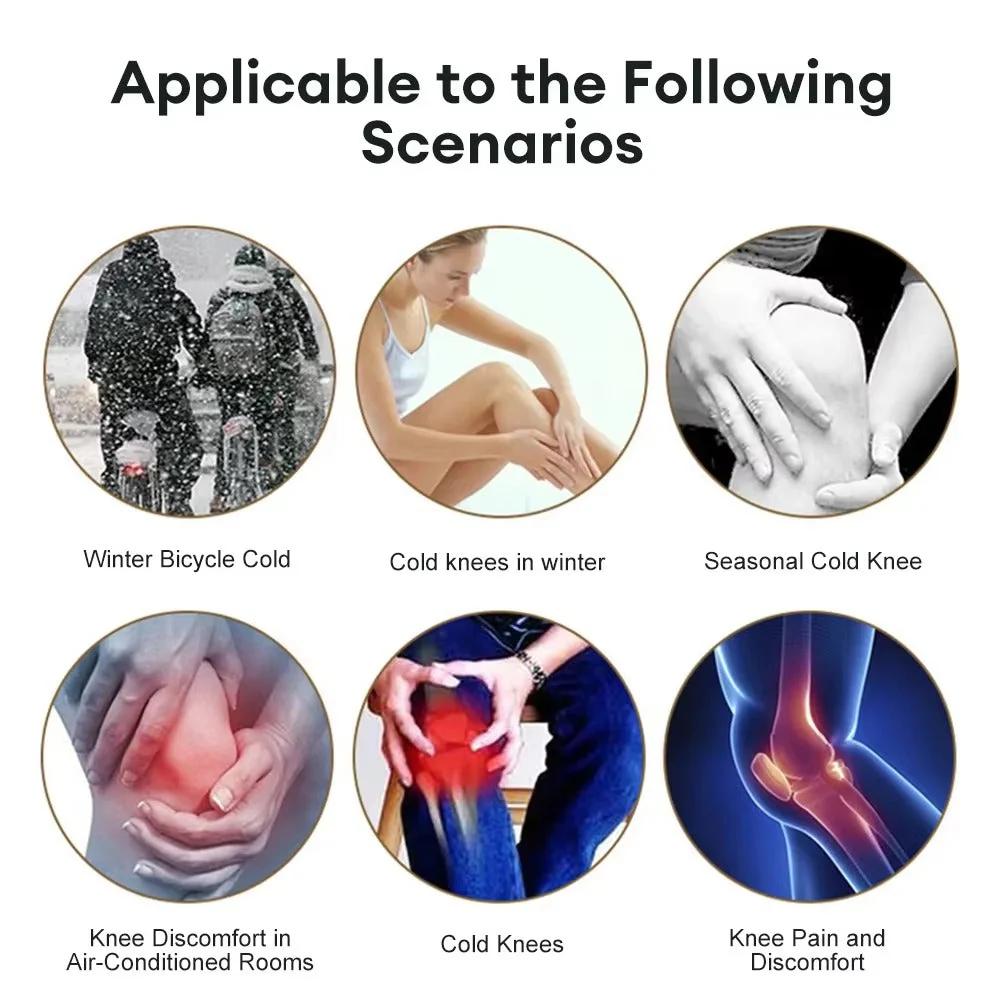 Fleece Lined Compression Knee Pads for Pain Relief, Arthritis & Joint Support