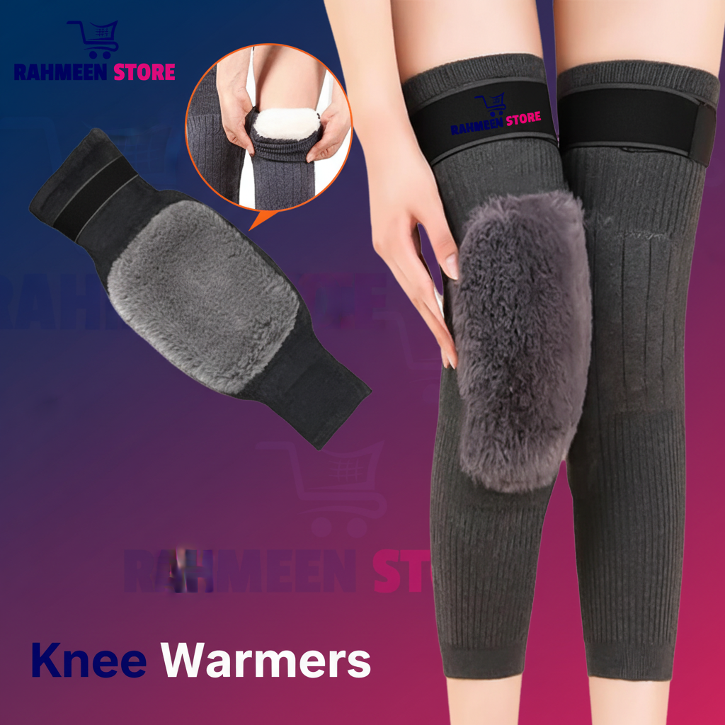 Fleece Lined Compression Knee Pads for Pain Relief, Arthritis & Joint Support